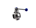 van bướm kẹp clamp vi sinh tay rút chuẩn sms